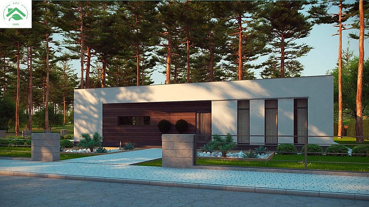 Проект бетонного дома «Блумберг»